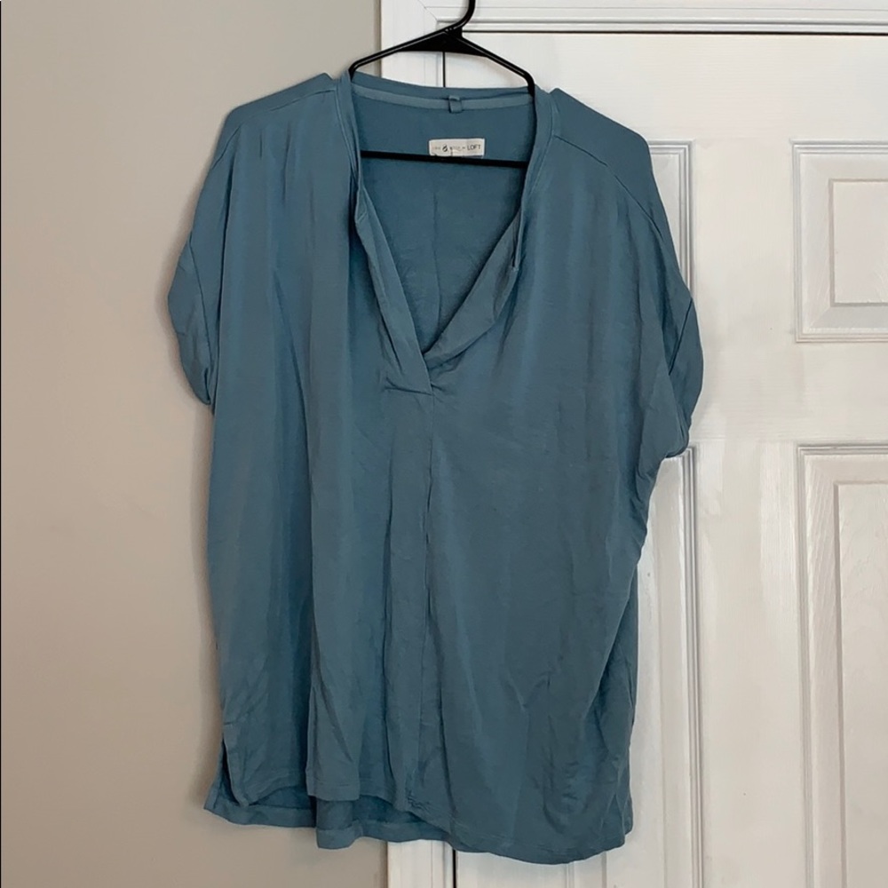 Used Loft, Lou and Gray top